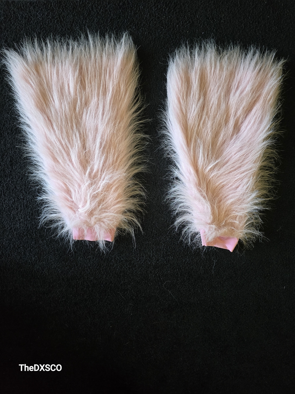 Pastel pink rave fluffies